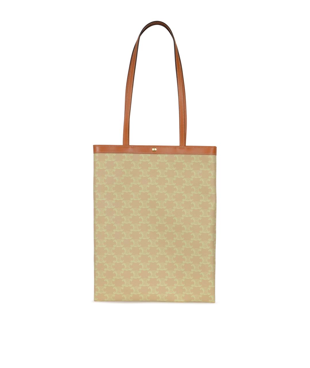 CELINE Бежевая сумка тоут, фото 3