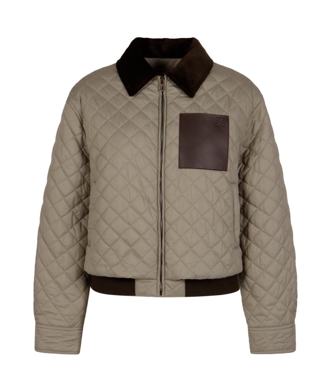 LOEWE Серая полиэстеровая куртка, фото 1