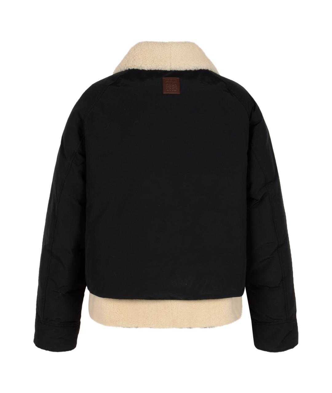 LOEWE Черная хлопковая куртка, фото 2