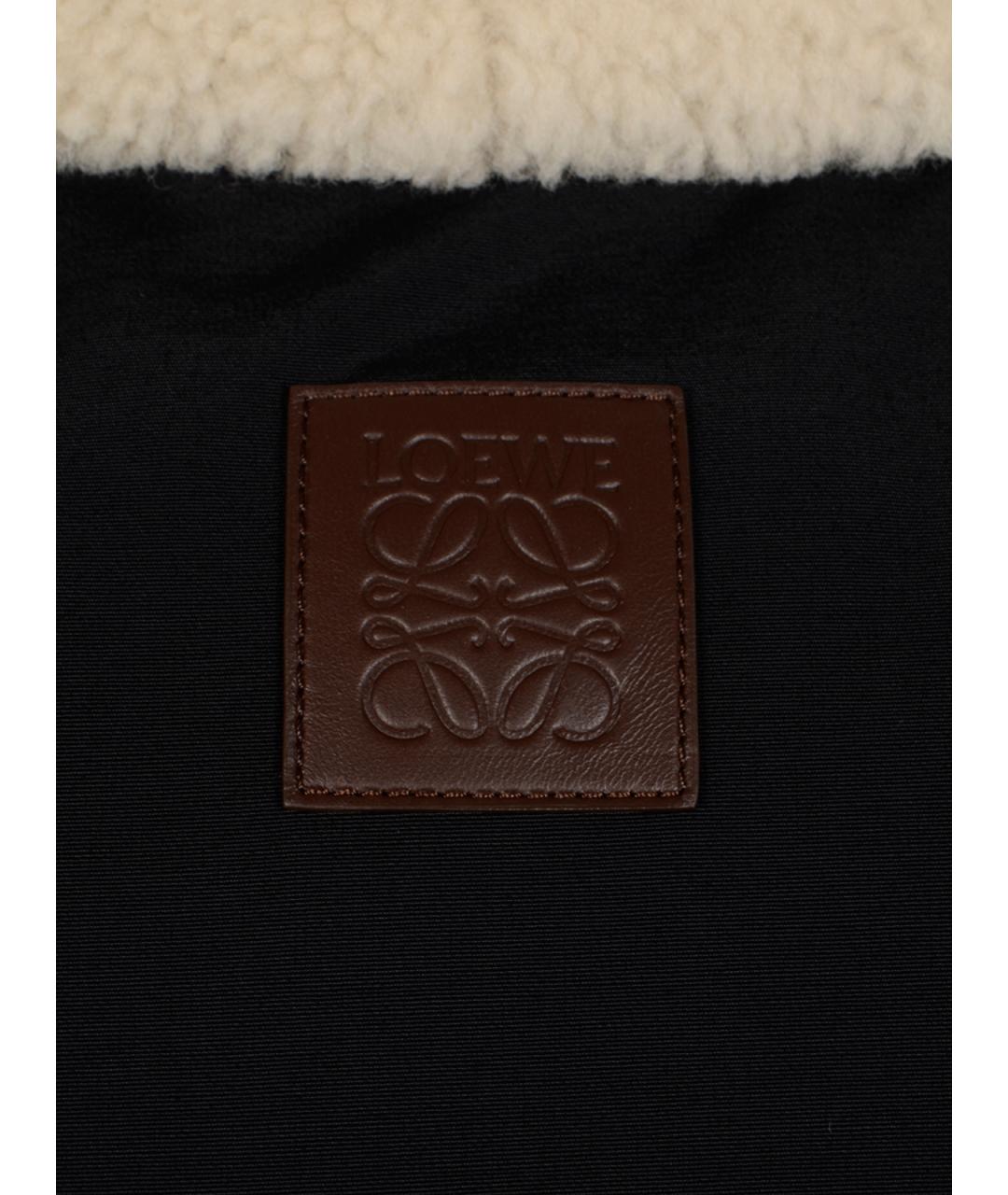 LOEWE Черная хлопковая куртка, фото 3