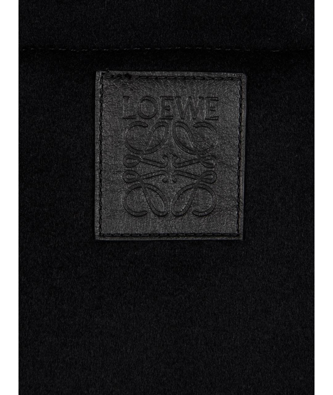 LOEWE Черная шерстяная парка, фото 3
