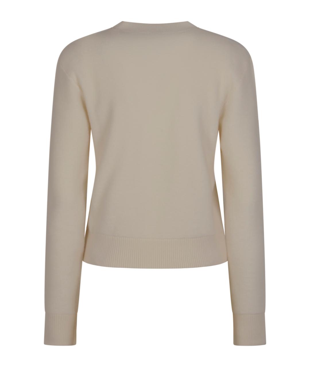 LOEWE Бежевый шерстяной джемпер / свитер, фото 2