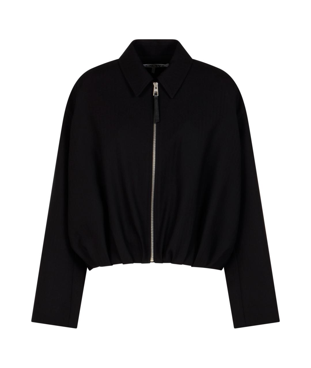 LOEWE Черная шерстяная куртка, фото 1