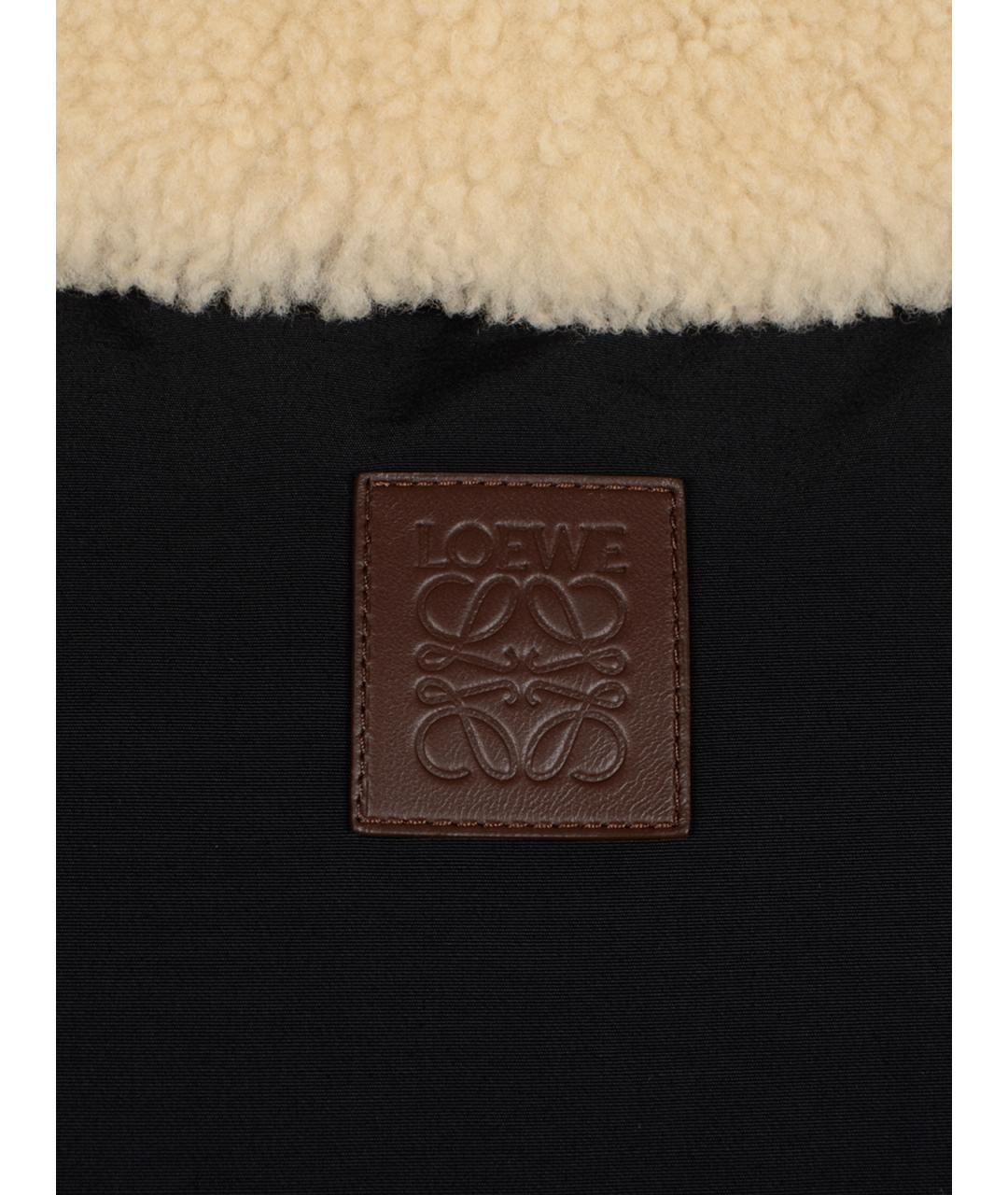 LOEWE Черный хлопковый жилет, фото 3