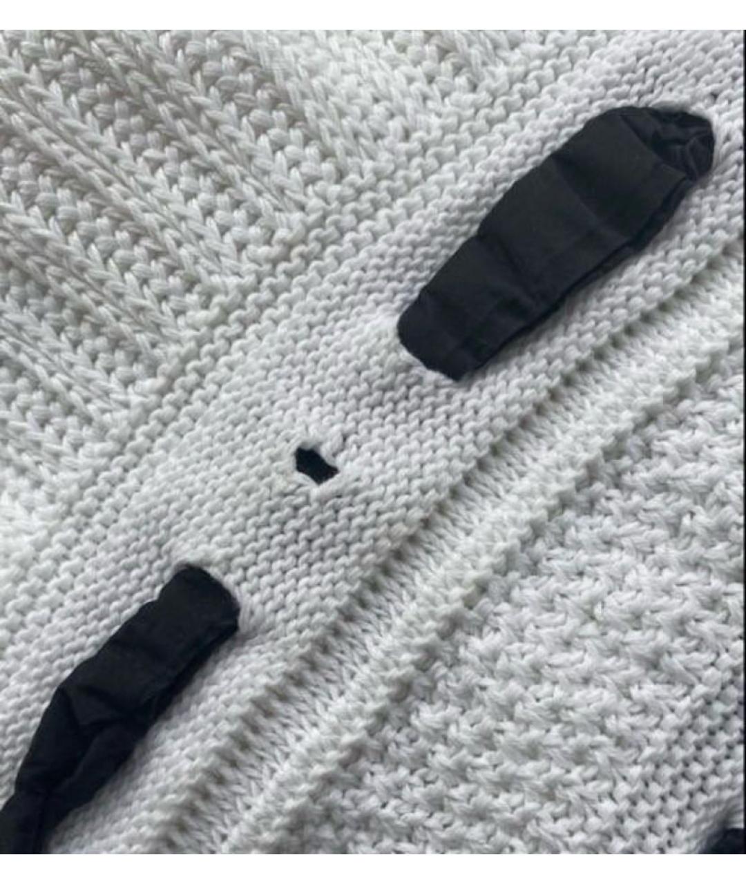 RED VALENTINO Белое хлопковое коктейльное платье, фото 2