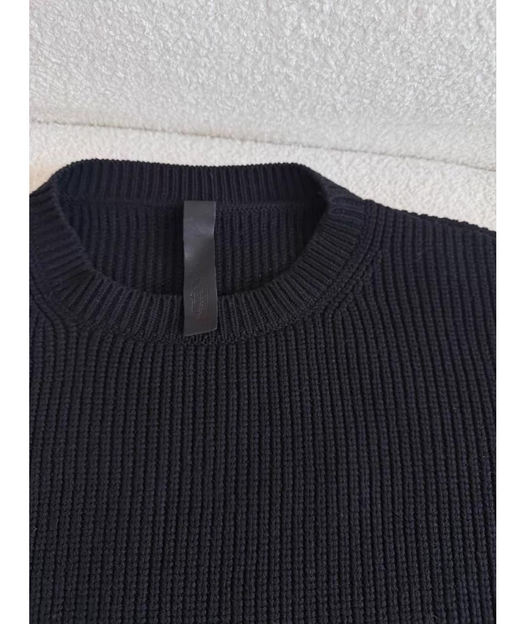 CHROME HEARTS Черный кашемировый джемпер / свитер, фото 3