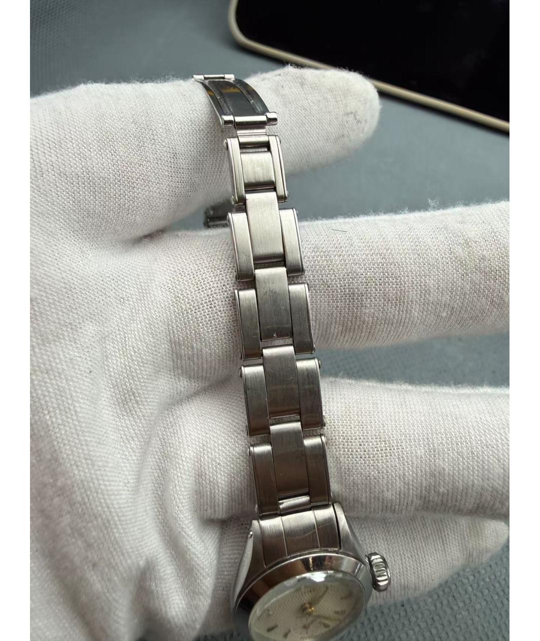ROLEX Серебряные часы, фото 4