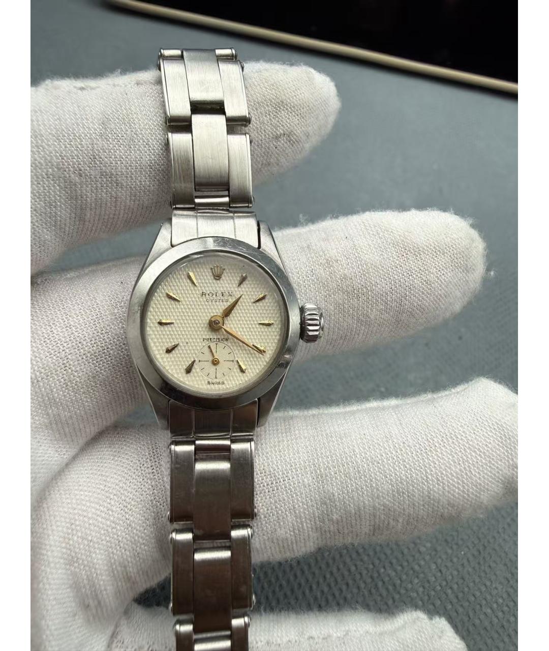 ROLEX Серебряные часы, фото 5