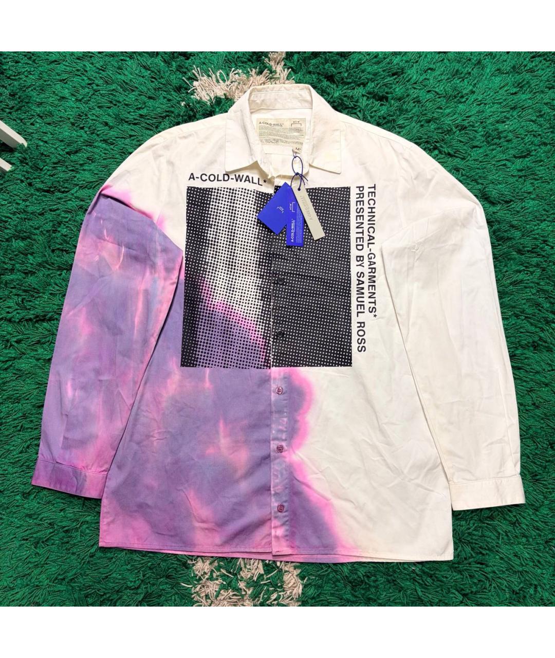 A-COLD-WALL* Белая хлопковая футболка, фото 5