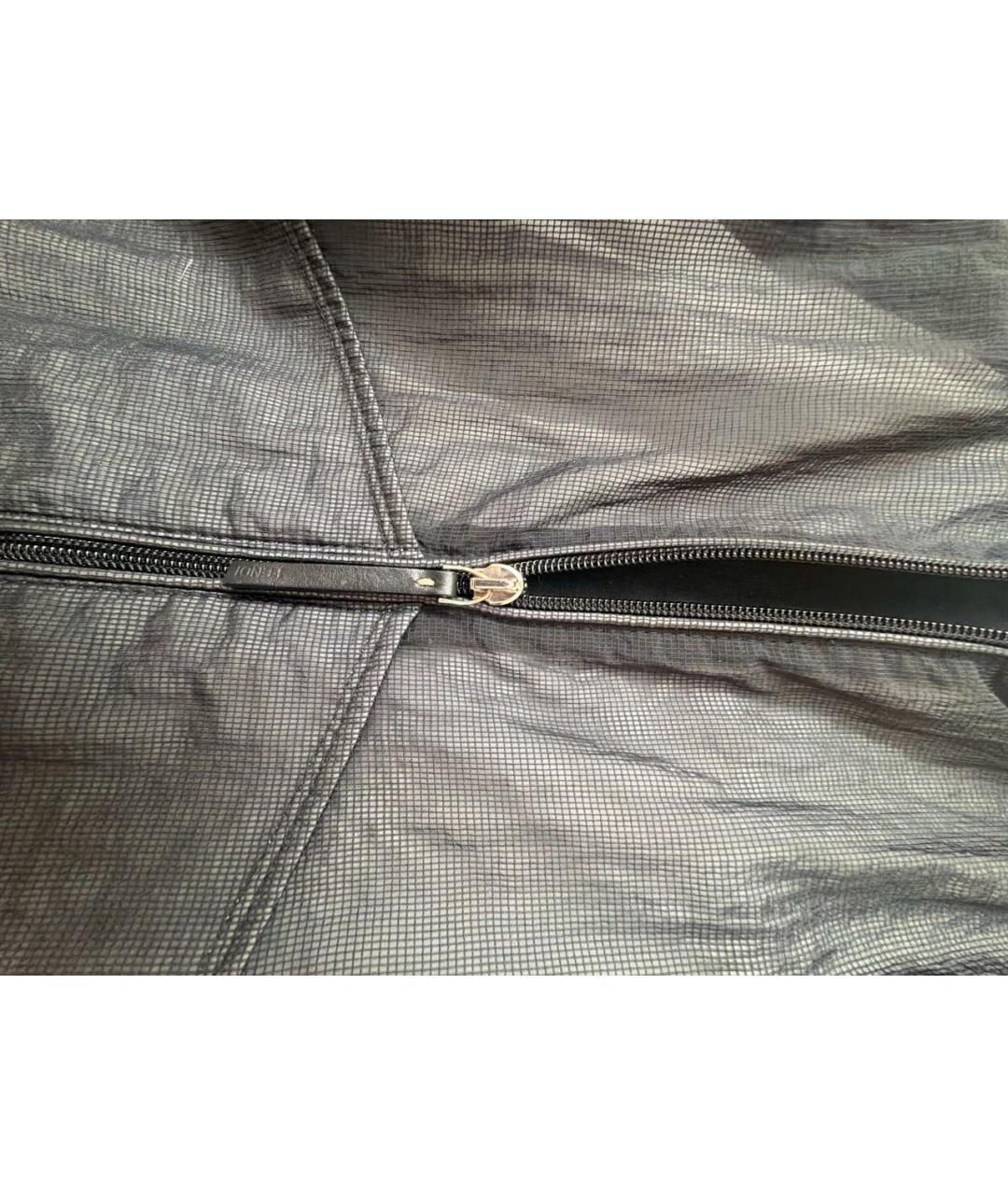 FENDI Черная полиамидовая куртка, фото 5