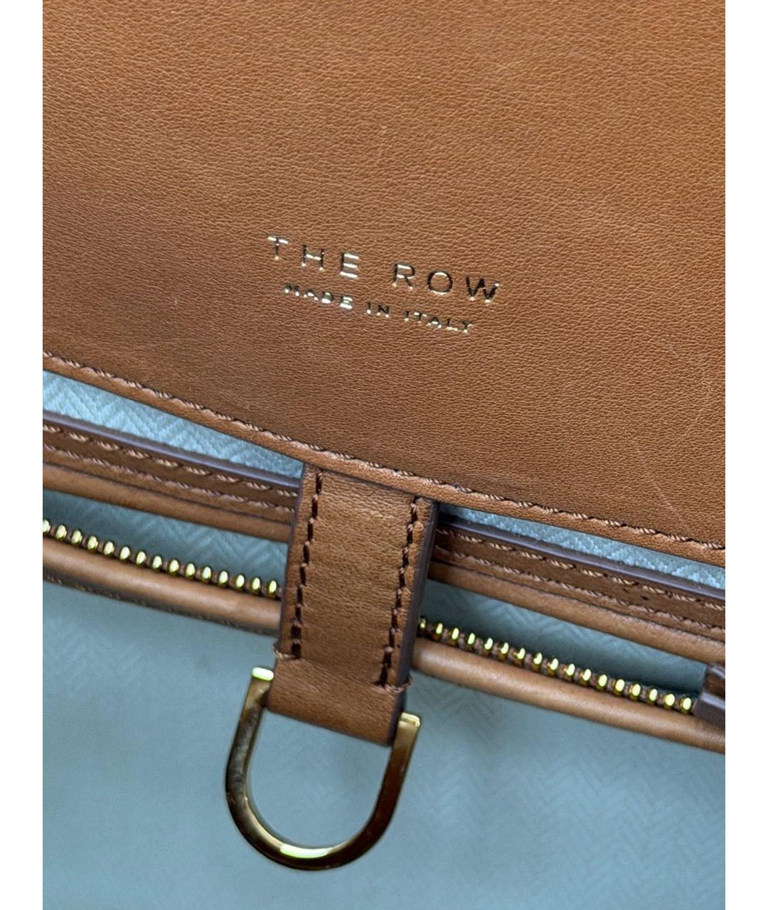 THE ROW Коричневая кожаная сумка тоут, фото 6