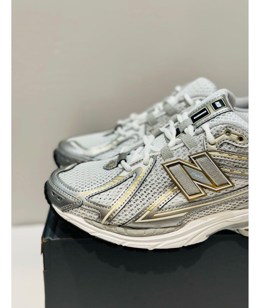 NEW BALANCE Белые текстильные низкие кроссовки / кеды, фото 6