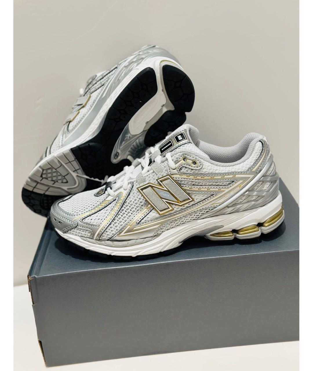 NEW BALANCE Белые текстильные низкие кроссовки / кеды, фото 8