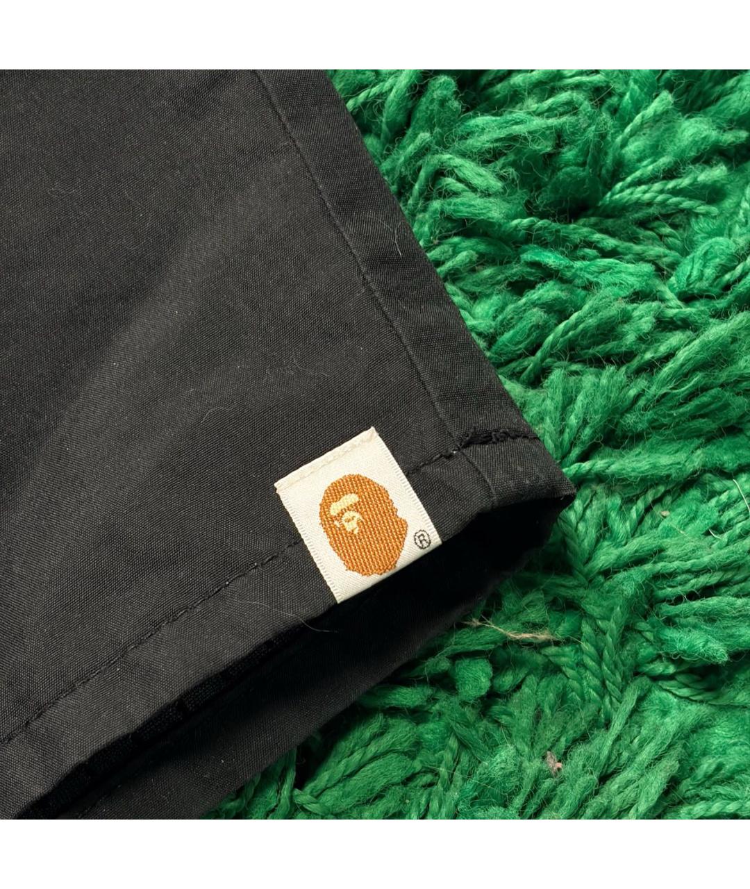 BAPE Черные полиэстеровые шорты, фото 2