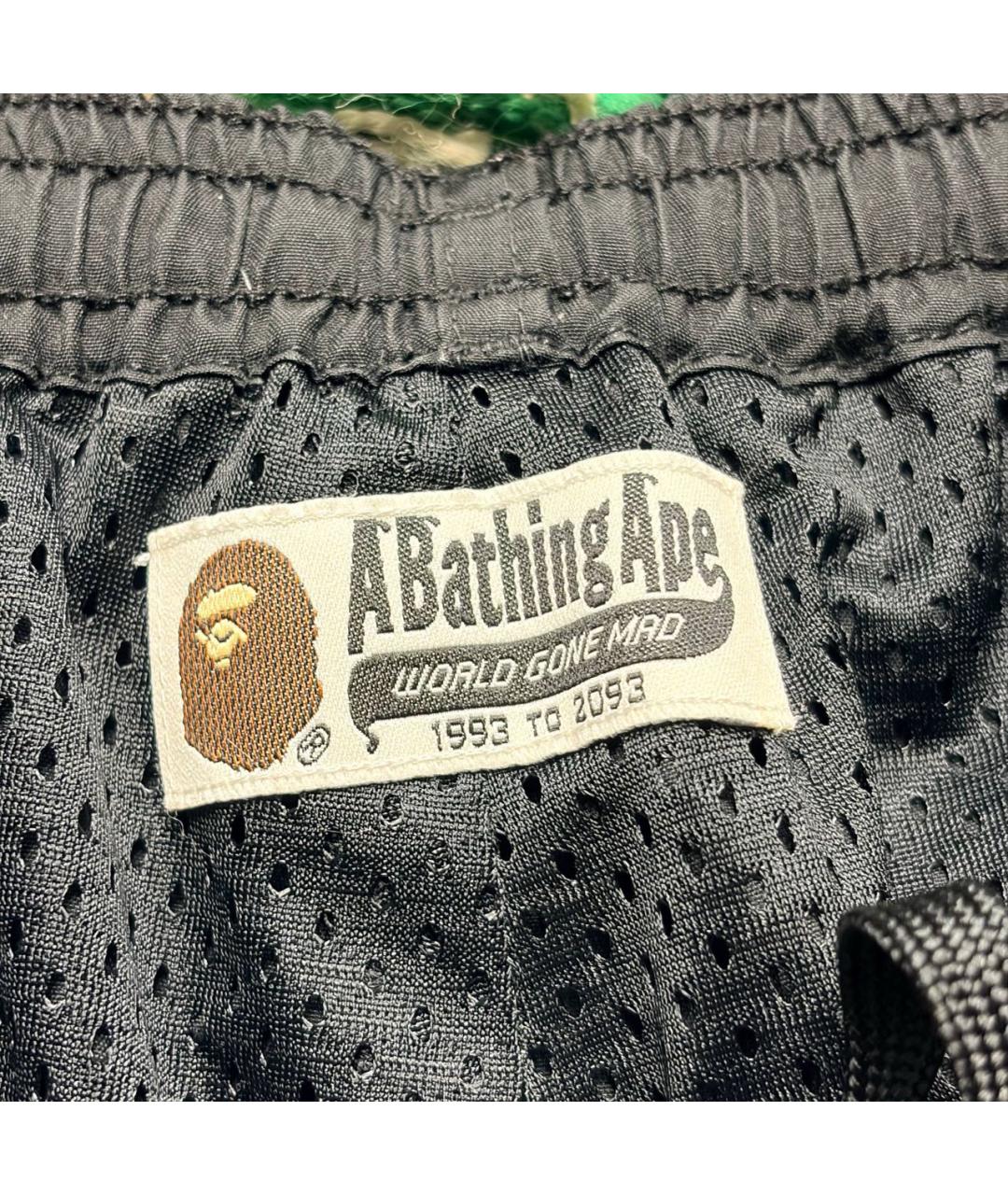 BAPE Черные полиэстеровые шорты, фото 3