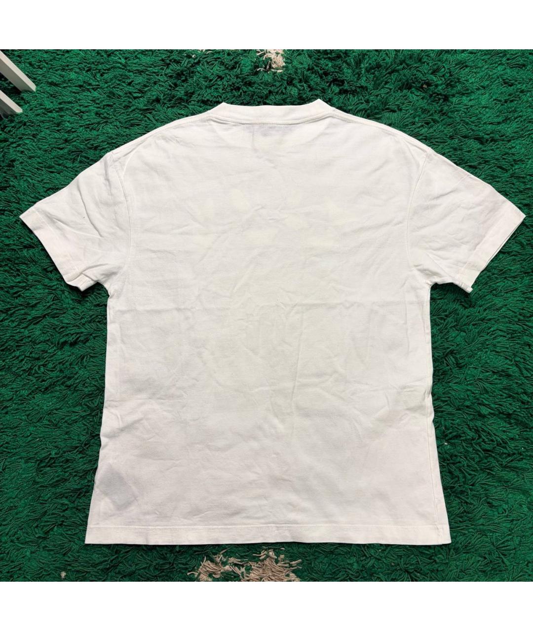 PALM ANGELS Белая хлопковая футболка, фото 2