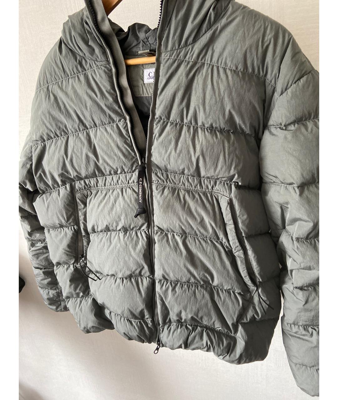 CP COMPANY Серый полиамидовый пуховик, фото 5