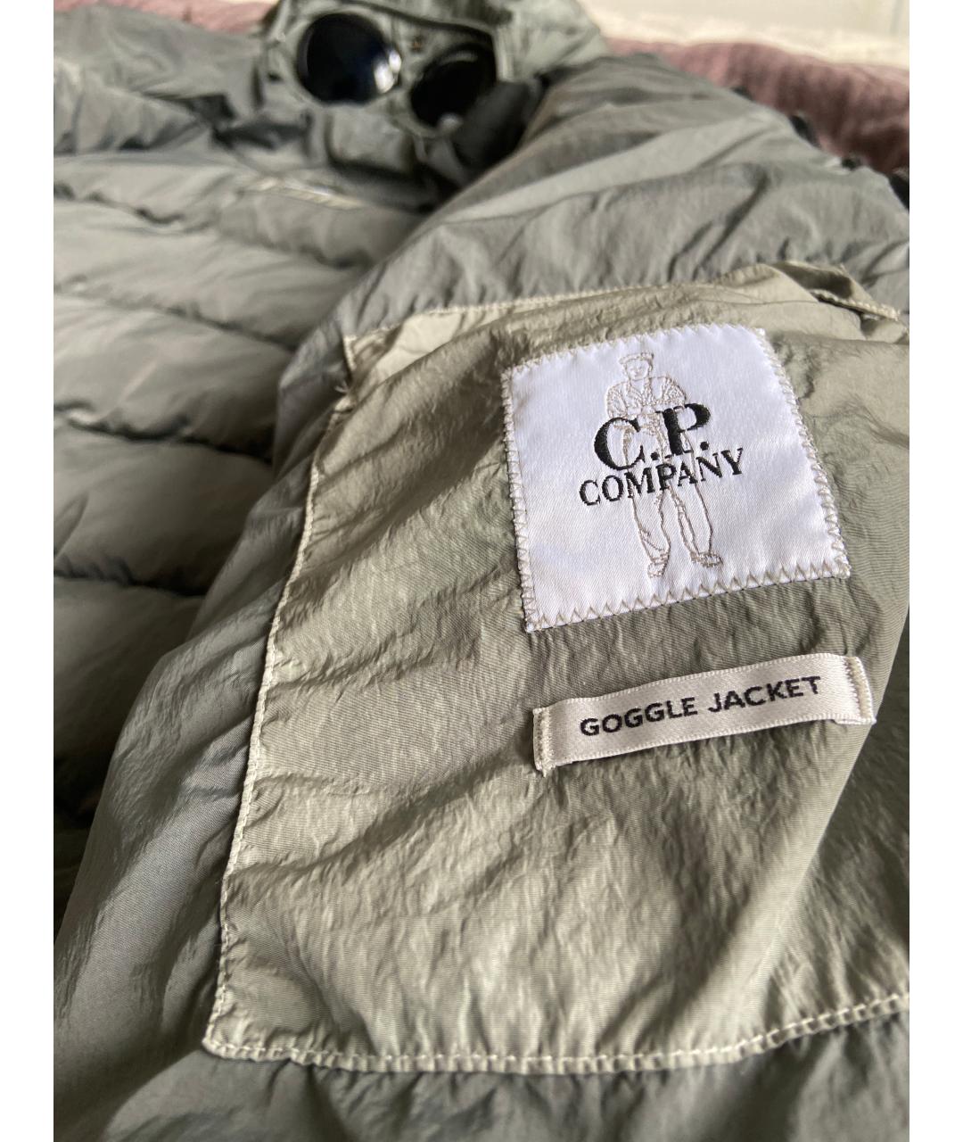 CP COMPANY Серый полиамидовый пуховик, фото 3