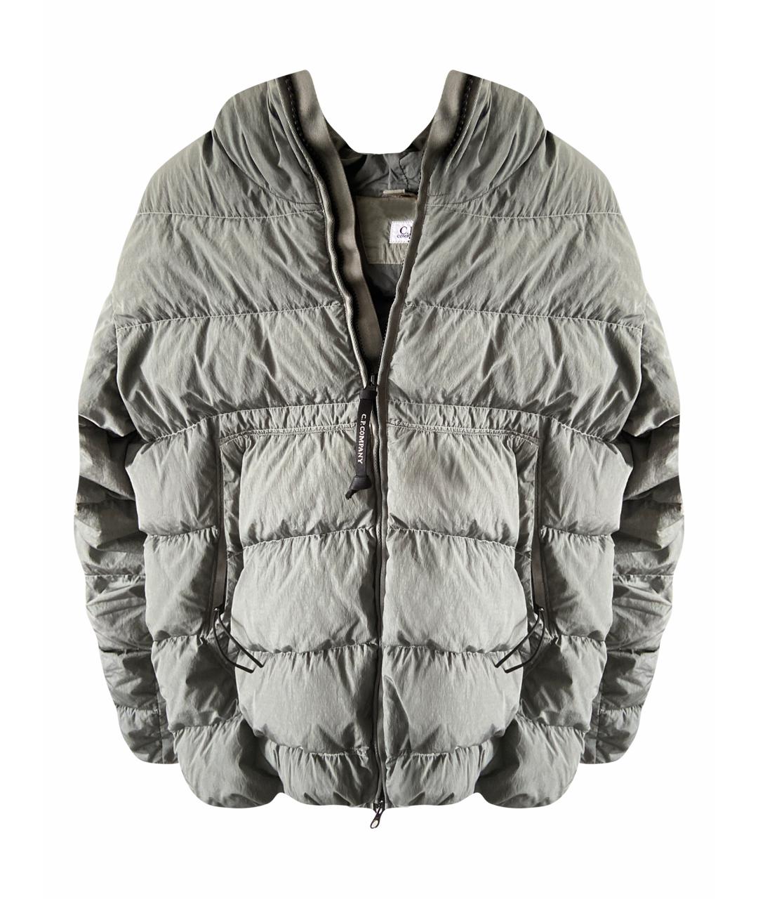 CP COMPANY Серый полиамидовый пуховик, фото 1