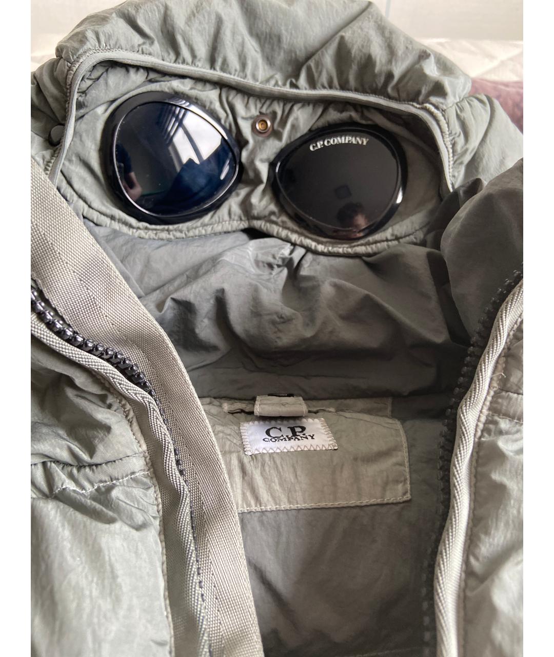 CP COMPANY Серый полиамидовый пуховик, фото 2