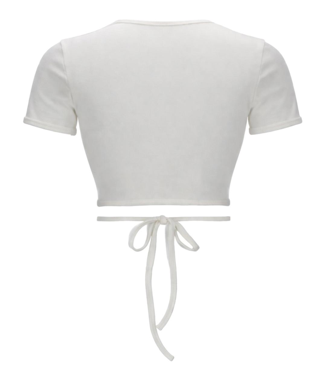 COURREGES Белая футболка, фото 3