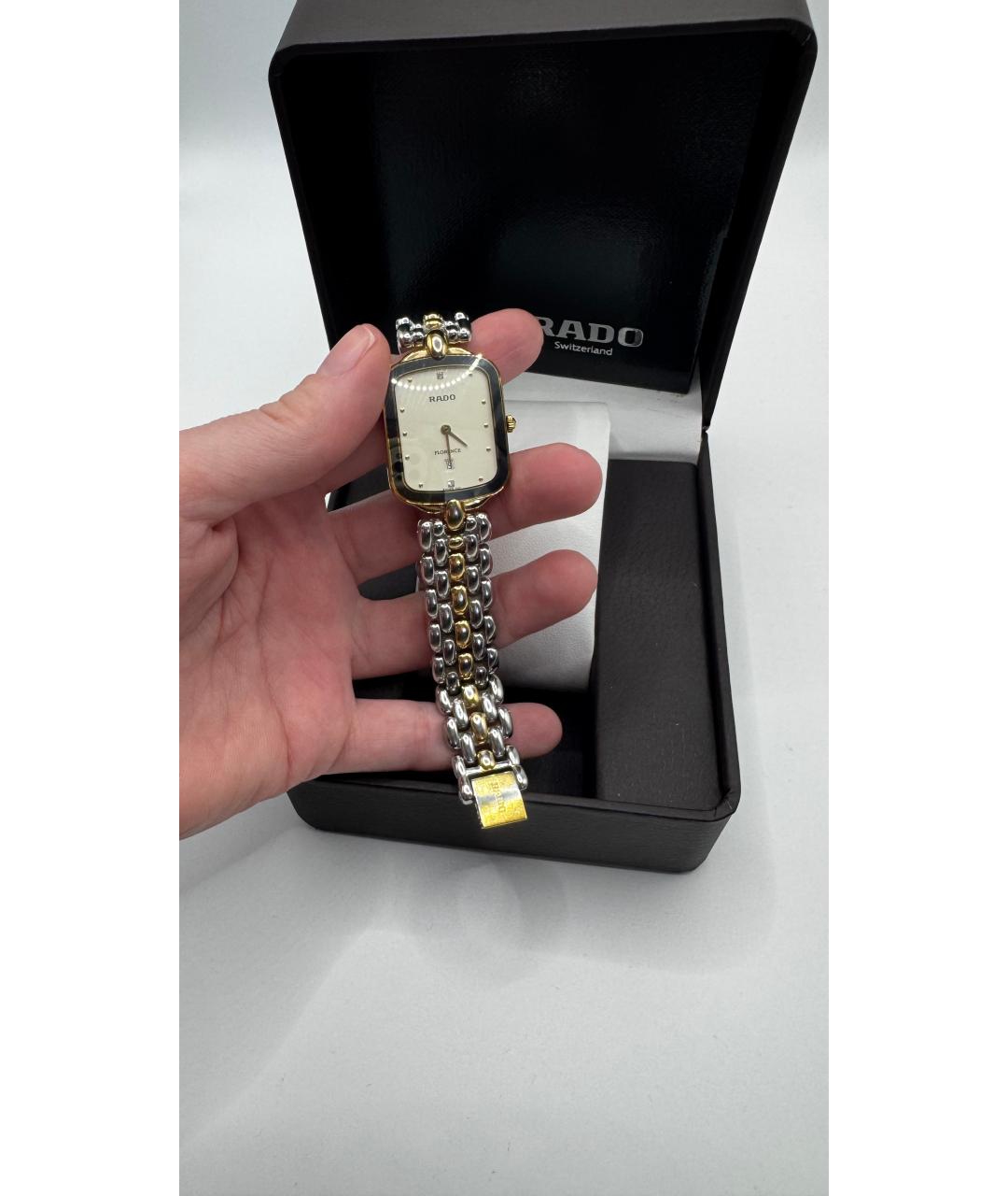 RADO Серебряные металлические часы, фото 2