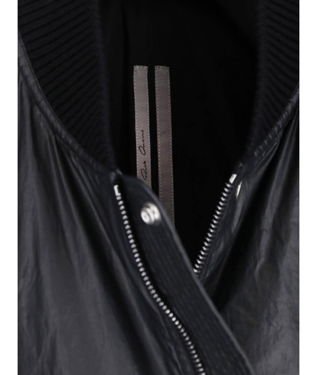 RICK OWENS Черная хлопковая куртка, фото 5