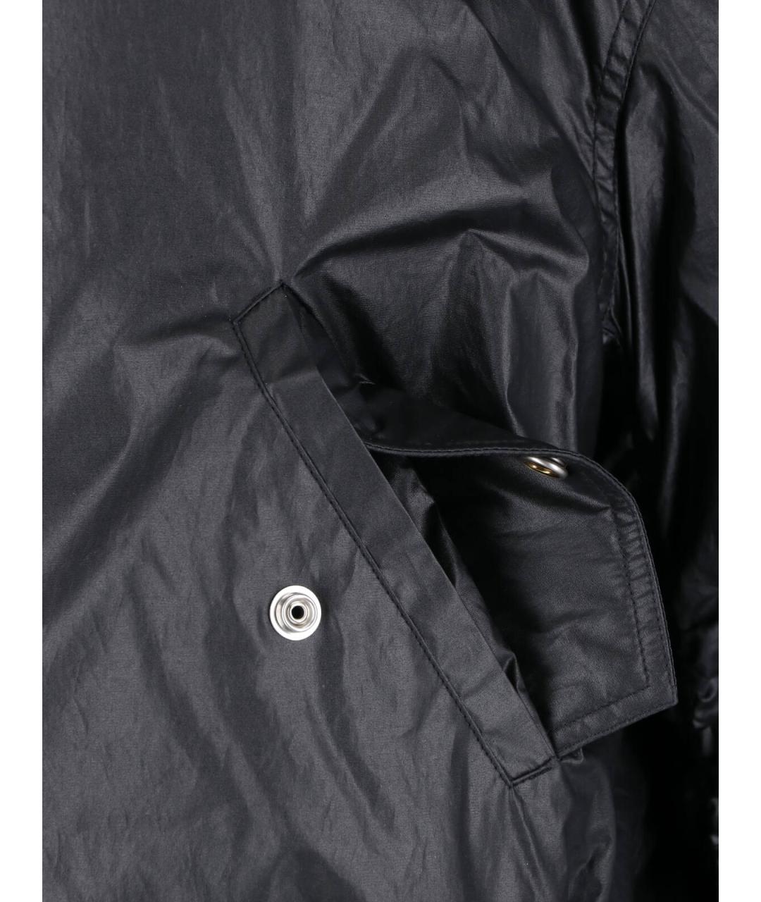 RICK OWENS Черная хлопковая куртка, фото 3