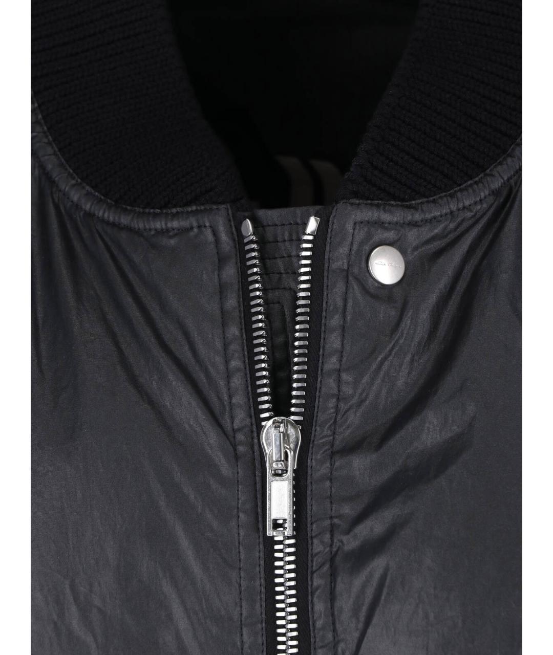 RICK OWENS Черная хлопковая куртка, фото 4