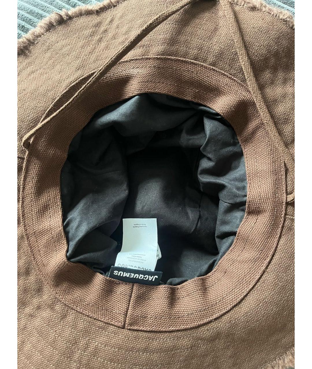 JACQUEMUS Коричневая панама, фото 5