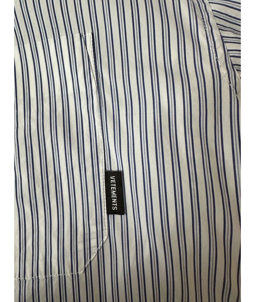 VETEMENTS Голубая хлопковая рубашка, фото 6