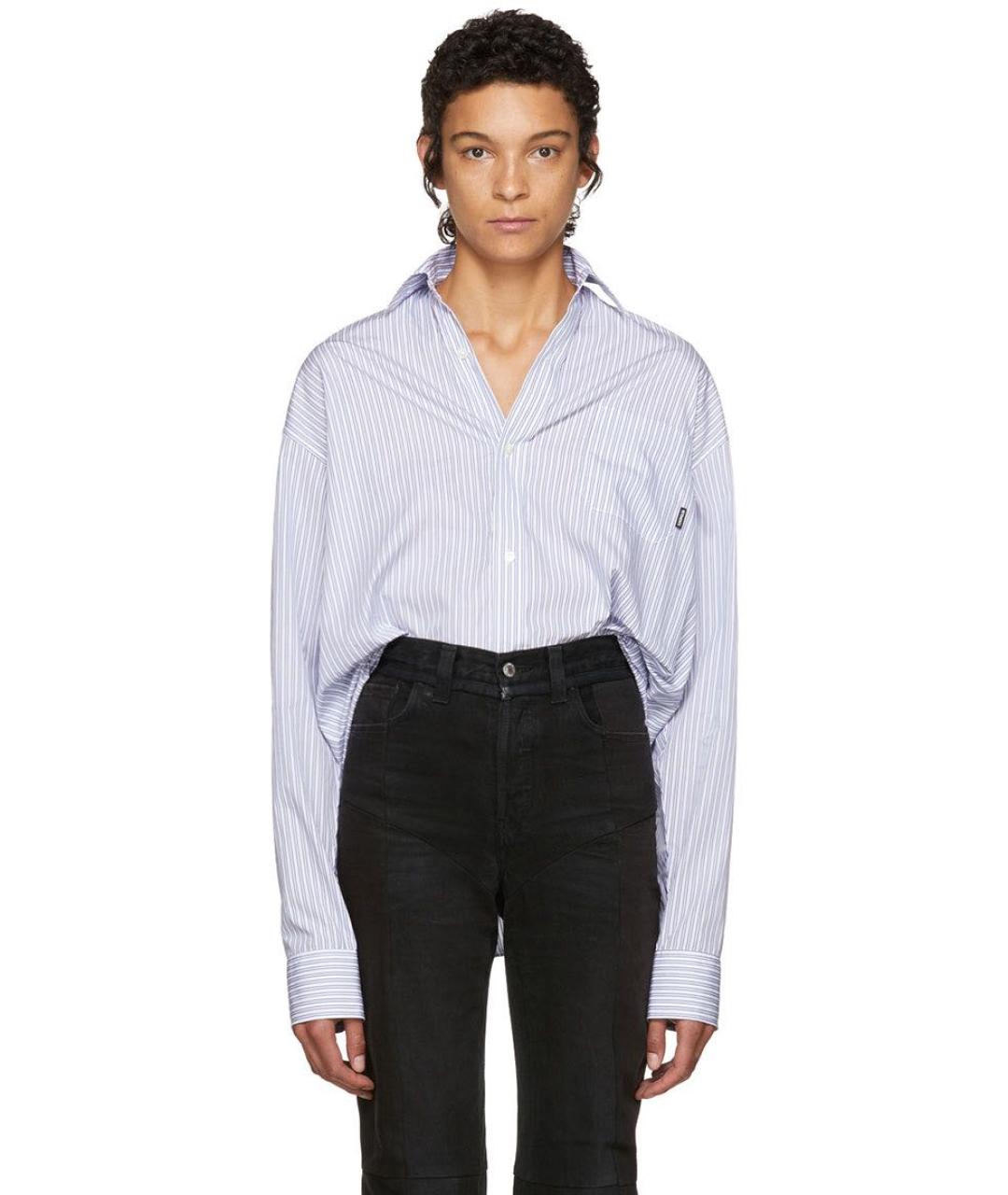 VETEMENTS Голубая хлопковая рубашка, фото 8