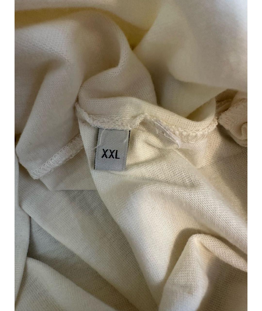 GUCCI Белая хлопковая футболка, фото 5