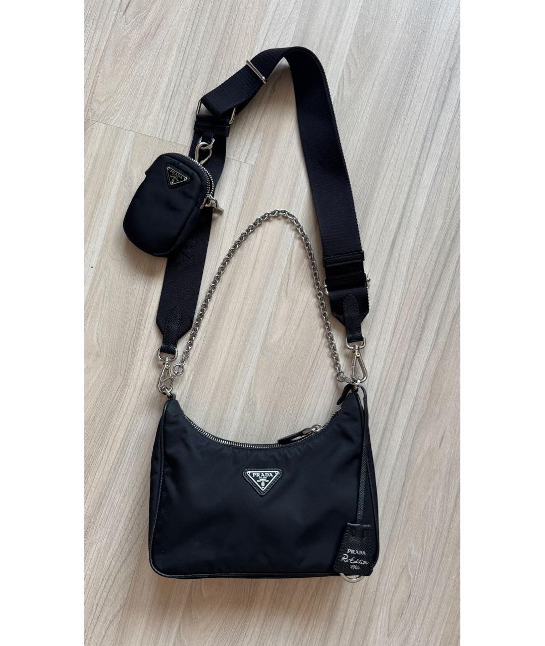 PRADA Черная сумка через плечо, фото 9