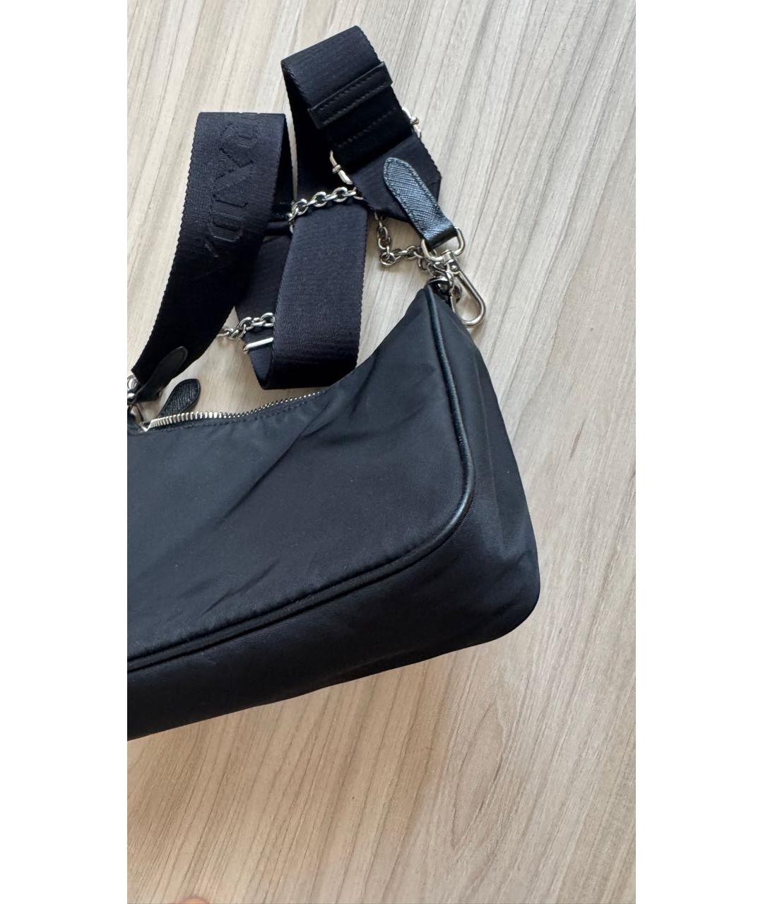 PRADA Черная сумка через плечо, фото 3