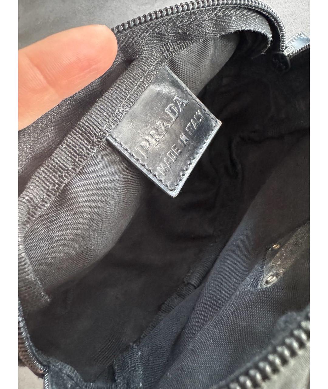 PRADA Черная косметичка, фото 4