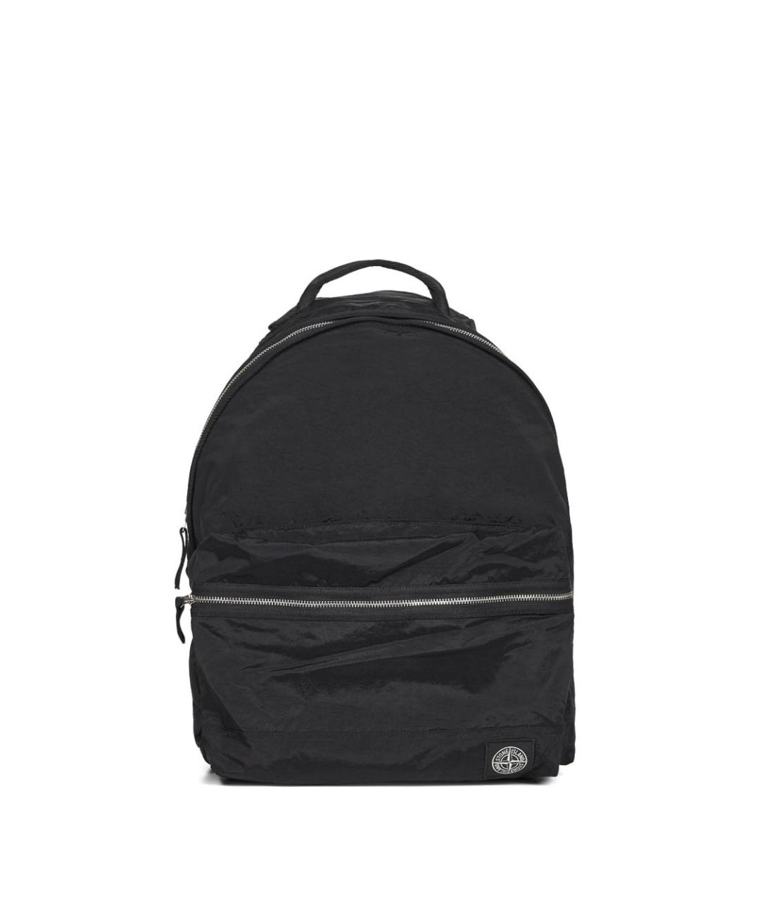 STONE ISLAND Черный синтетический рюкзак, фото 1