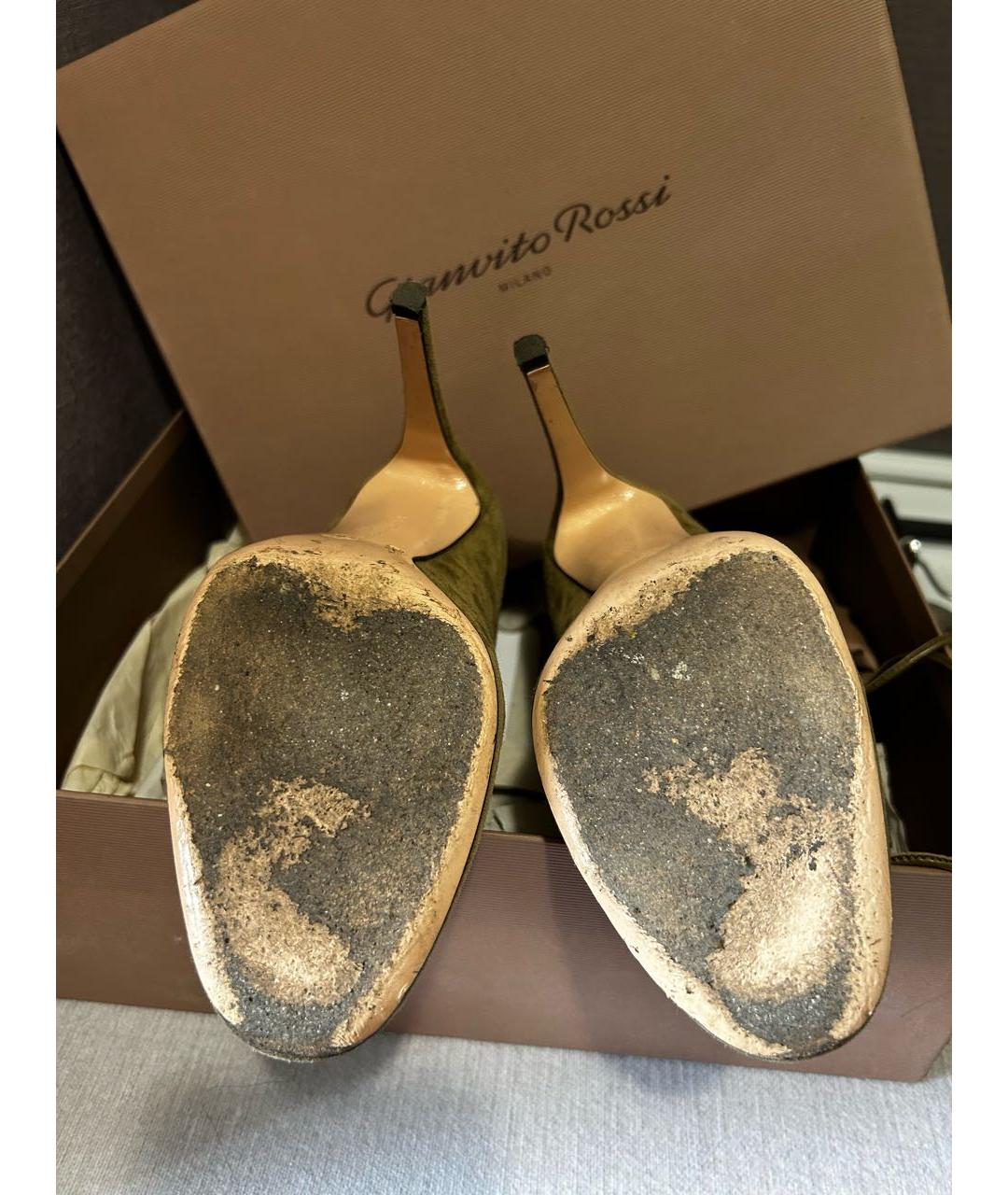 GIANVITO ROSSI Замшевые ботильоны, фото 5