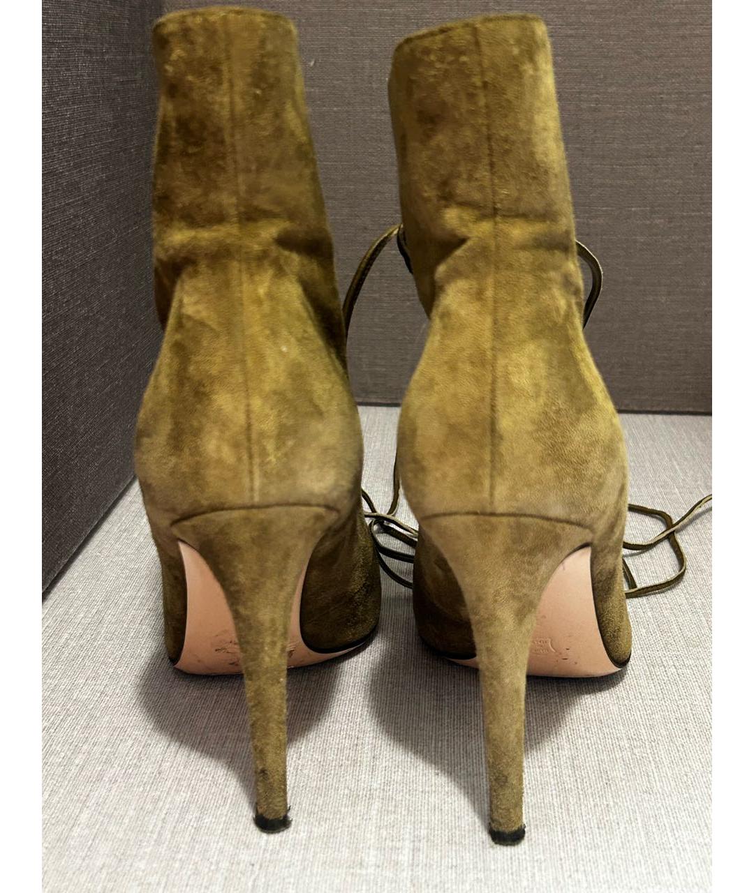 GIANVITO ROSSI Замшевые ботильоны, фото 4