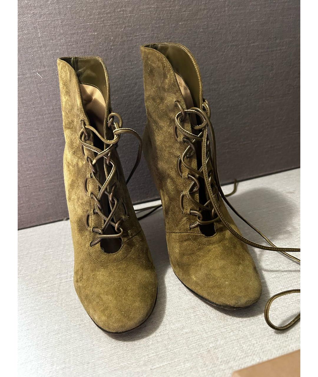 GIANVITO ROSSI Замшевые ботильоны, фото 2