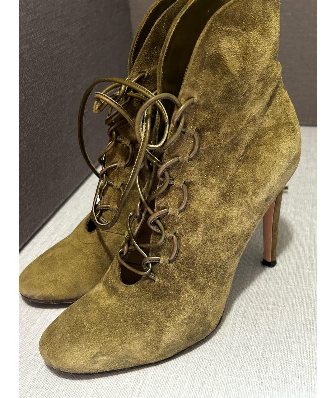 GIANVITO ROSSI Замшевые ботильоны, фото 6