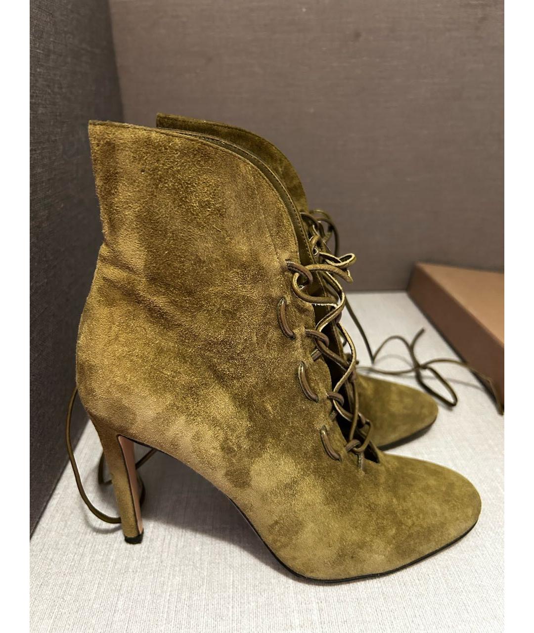 GIANVITO ROSSI Замшевые ботильоны, фото 9
