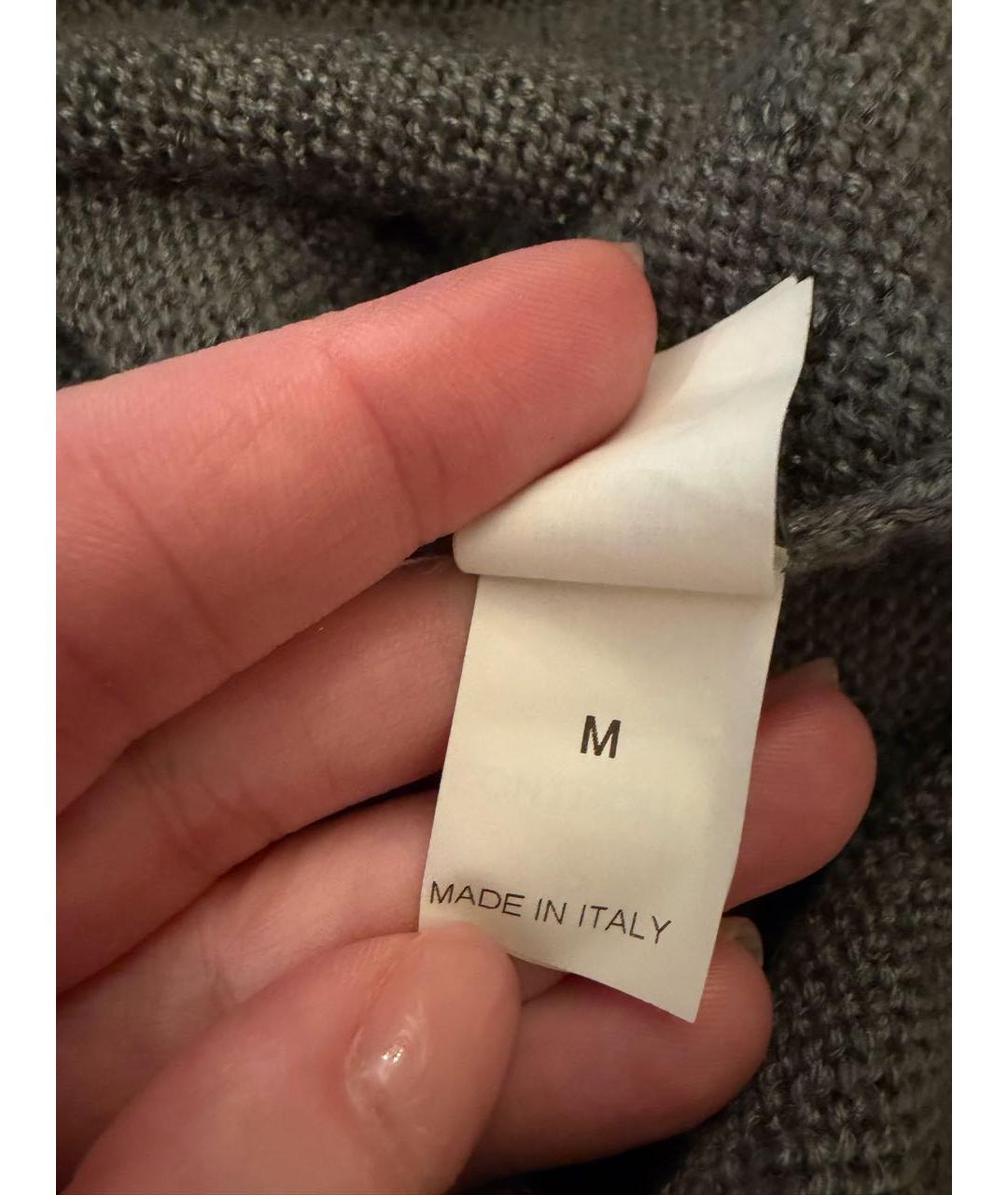 BRUNELLO CUCINELLI Зеленые кашемировое повседневное платье, фото 5