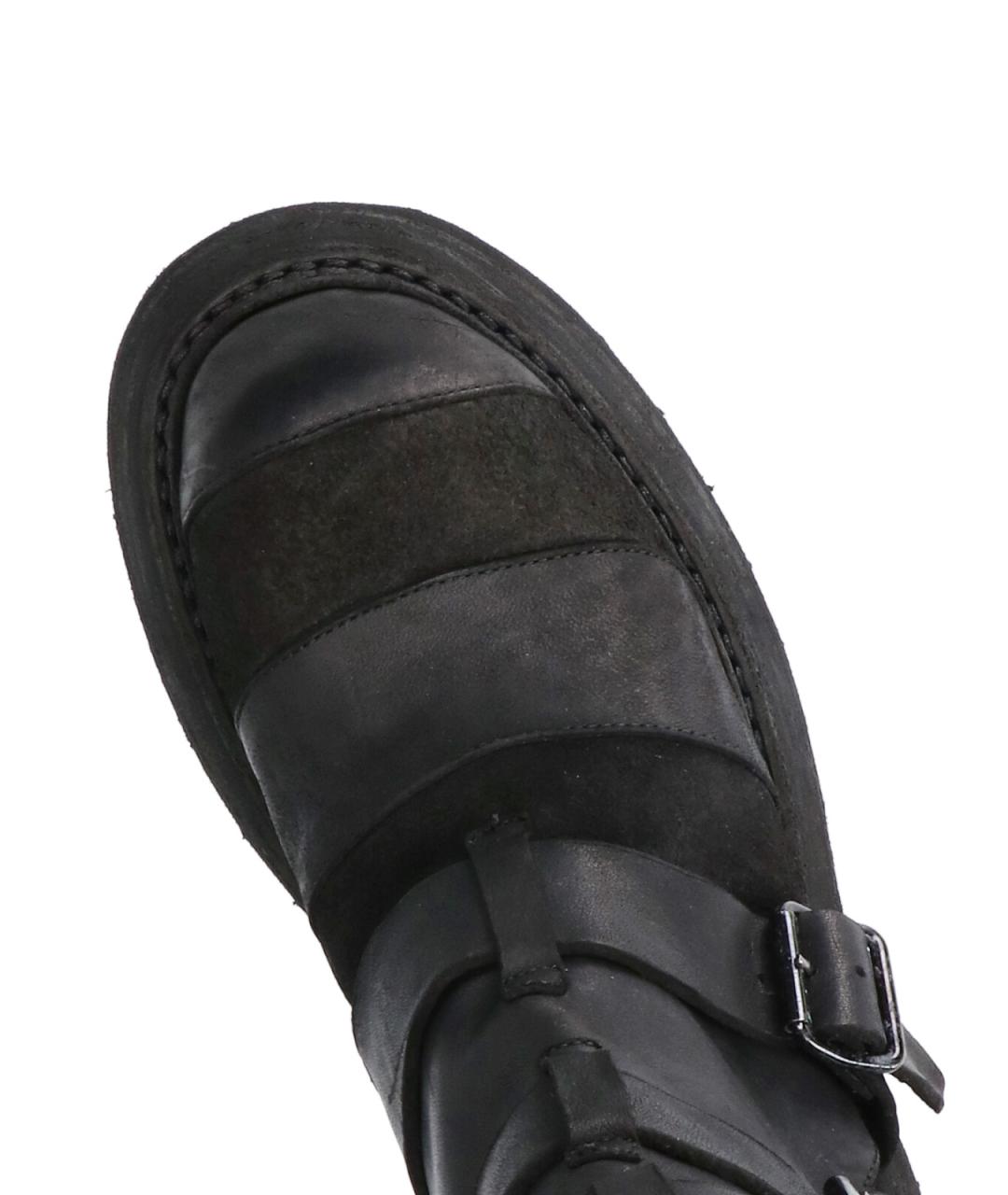 GUIDI Черные высокие ботинки, фото 5