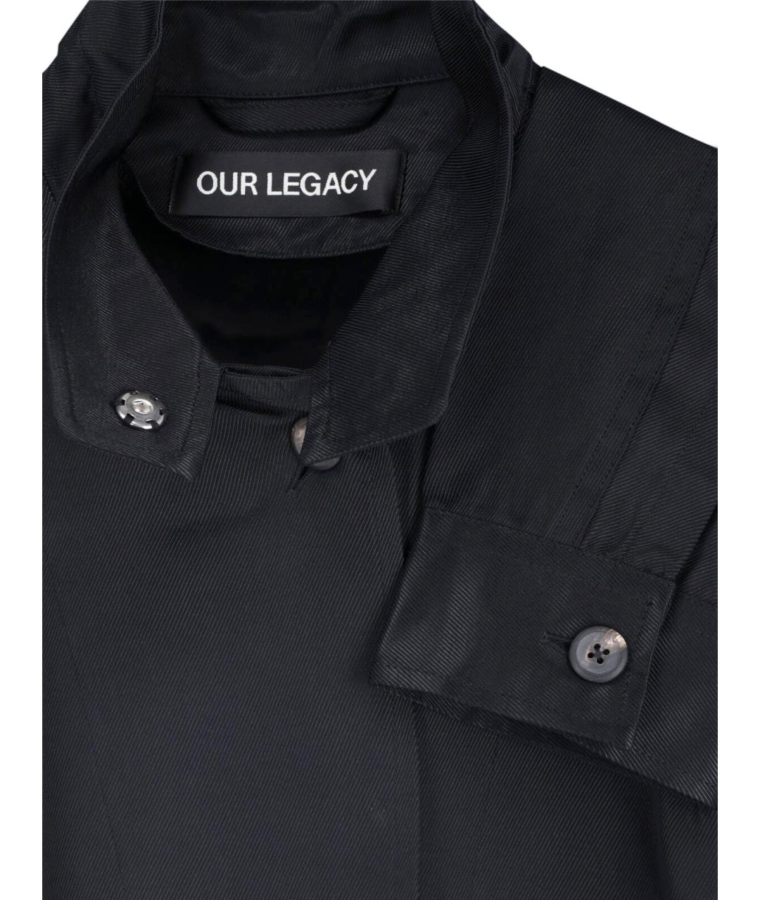 OUR LEGACY Черная вискозная куртка, фото 3