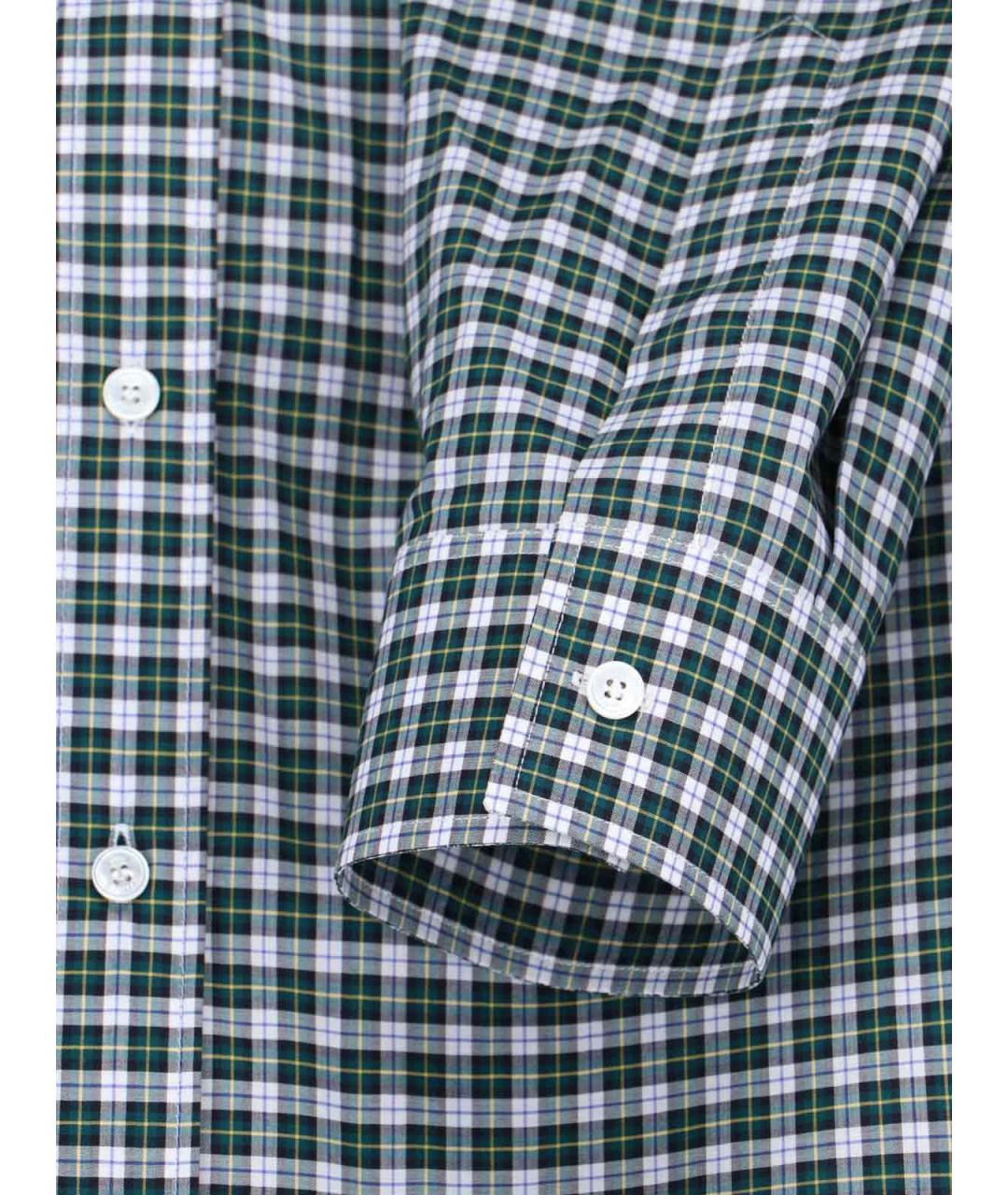 CELINE Зеленая хлопковая кэжуал рубашка, фото 5