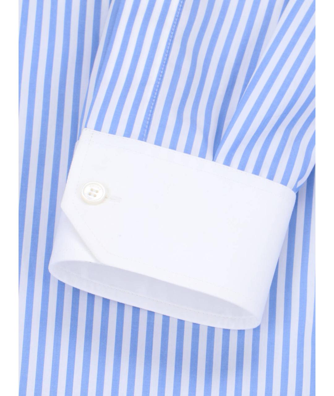 CELINE Голубая хлопковая кэжуал рубашка, фото 4