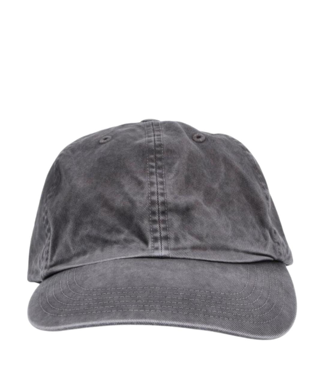 AURALEE Серая хлопковая кепка/бейсболка, фото 1