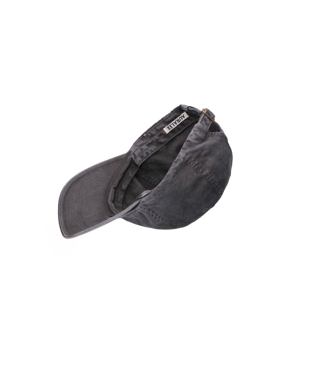 AURALEE Серая хлопковая кепка/бейсболка, фото 3