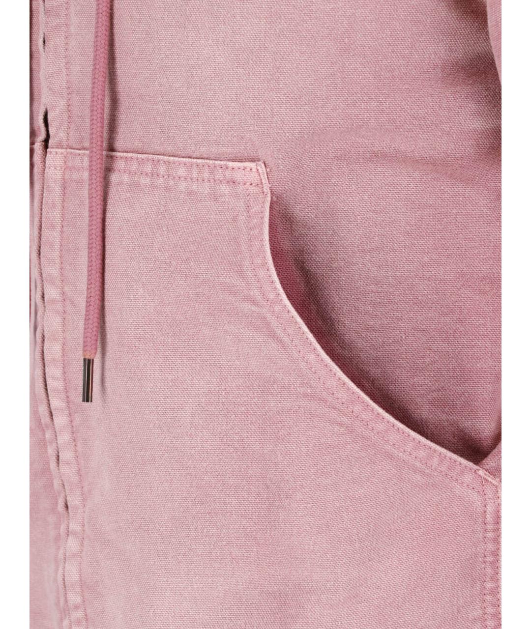 AURALEE Розовая хлопковая куртка, фото 3